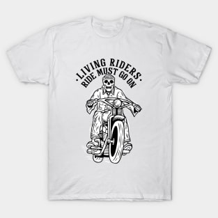 living rider motorcycle T-Shirt